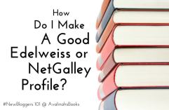 a good edelweiss or netgalley profile