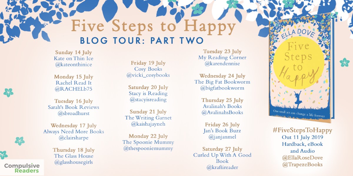 Five Steps to Happy HB blog tour part two