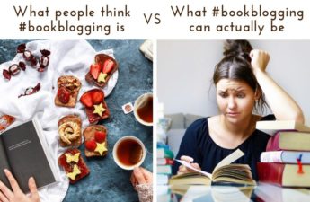 what people think book blogging is vs what it can actually be