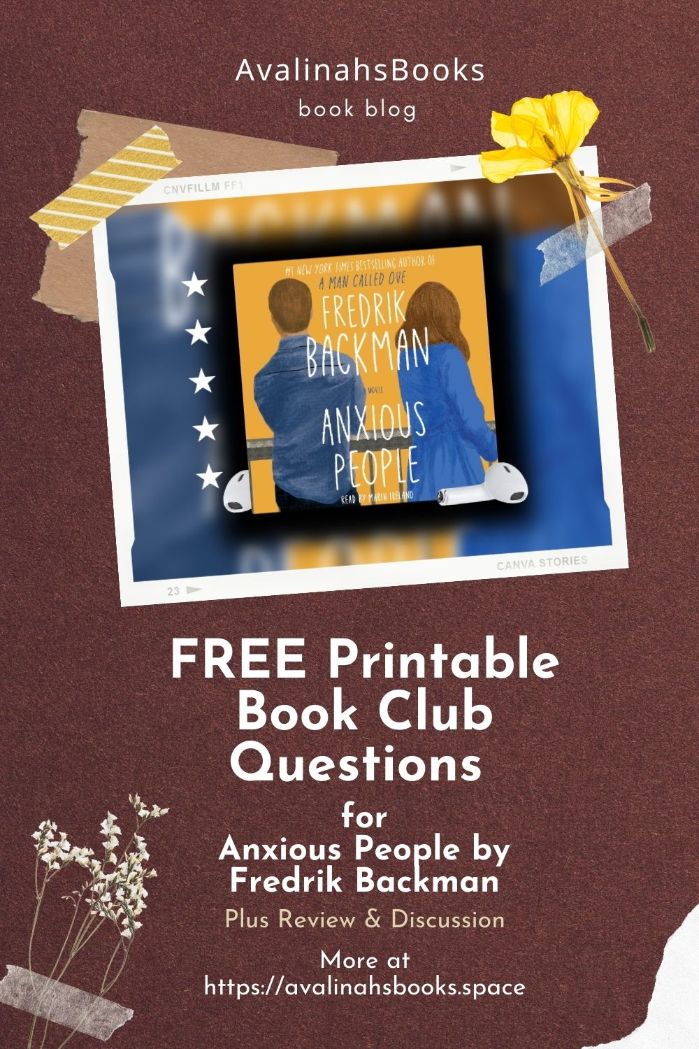 pin for book club questions for anxious people by fredrik backman