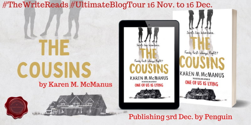 The Cousins blog tour banner