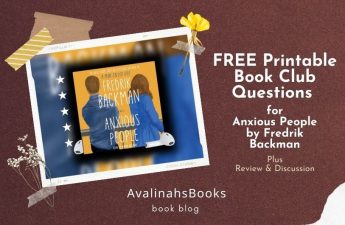 book club questions for anxious people by fredrik backman post banner