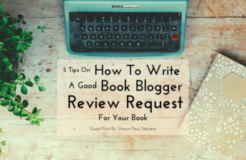 write book blogger review request